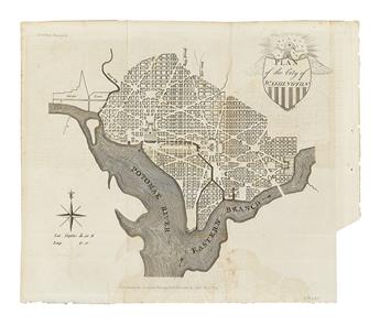 (WASHINGTON, D.C.) Hill, Samuel (after); Good, J. (publisher). Plan of the City of Washington.